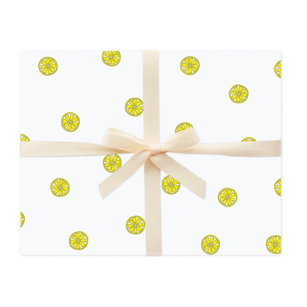 Single Sheet Citrus Gift Wrap
