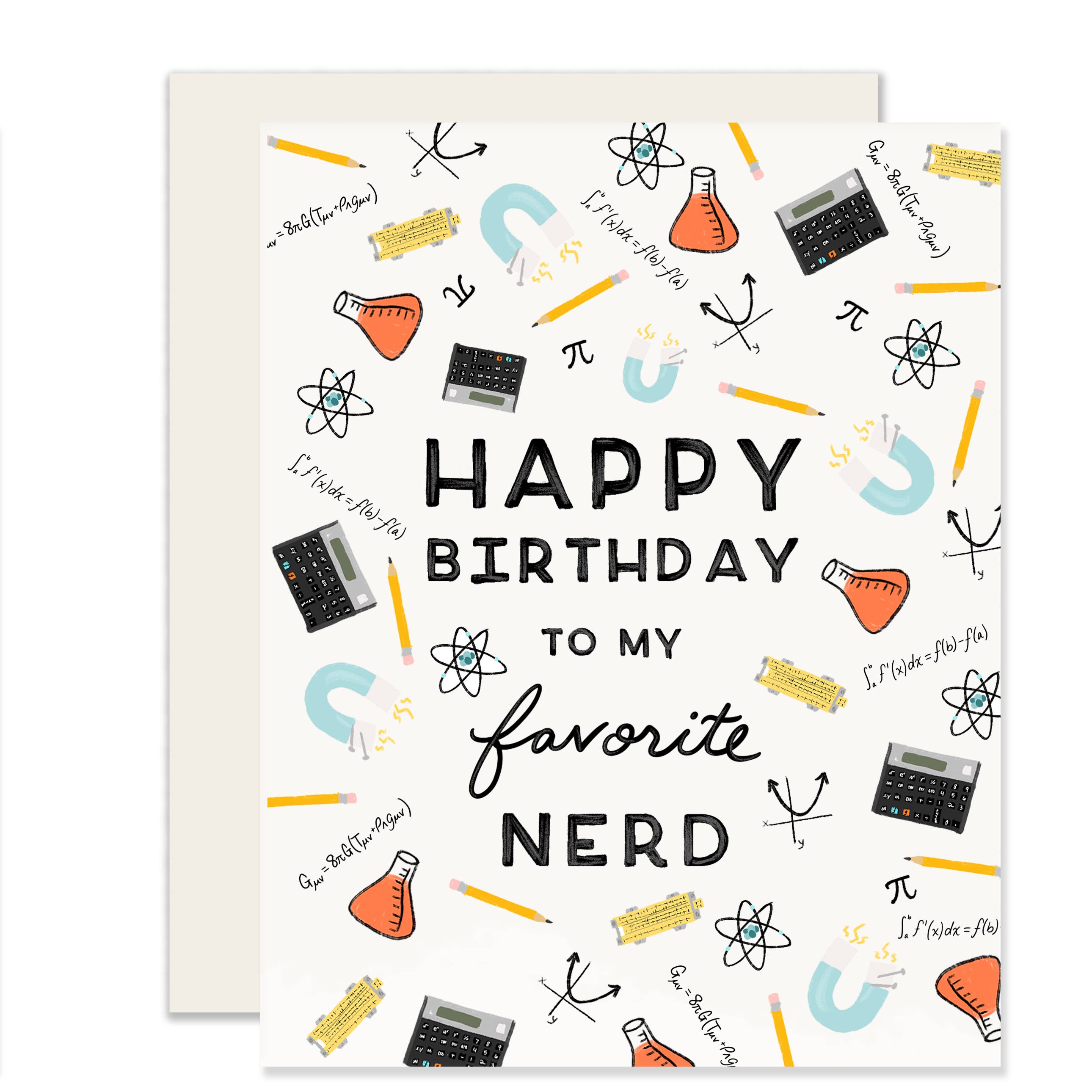 Happy Birthday To My Favorite Nerd Card