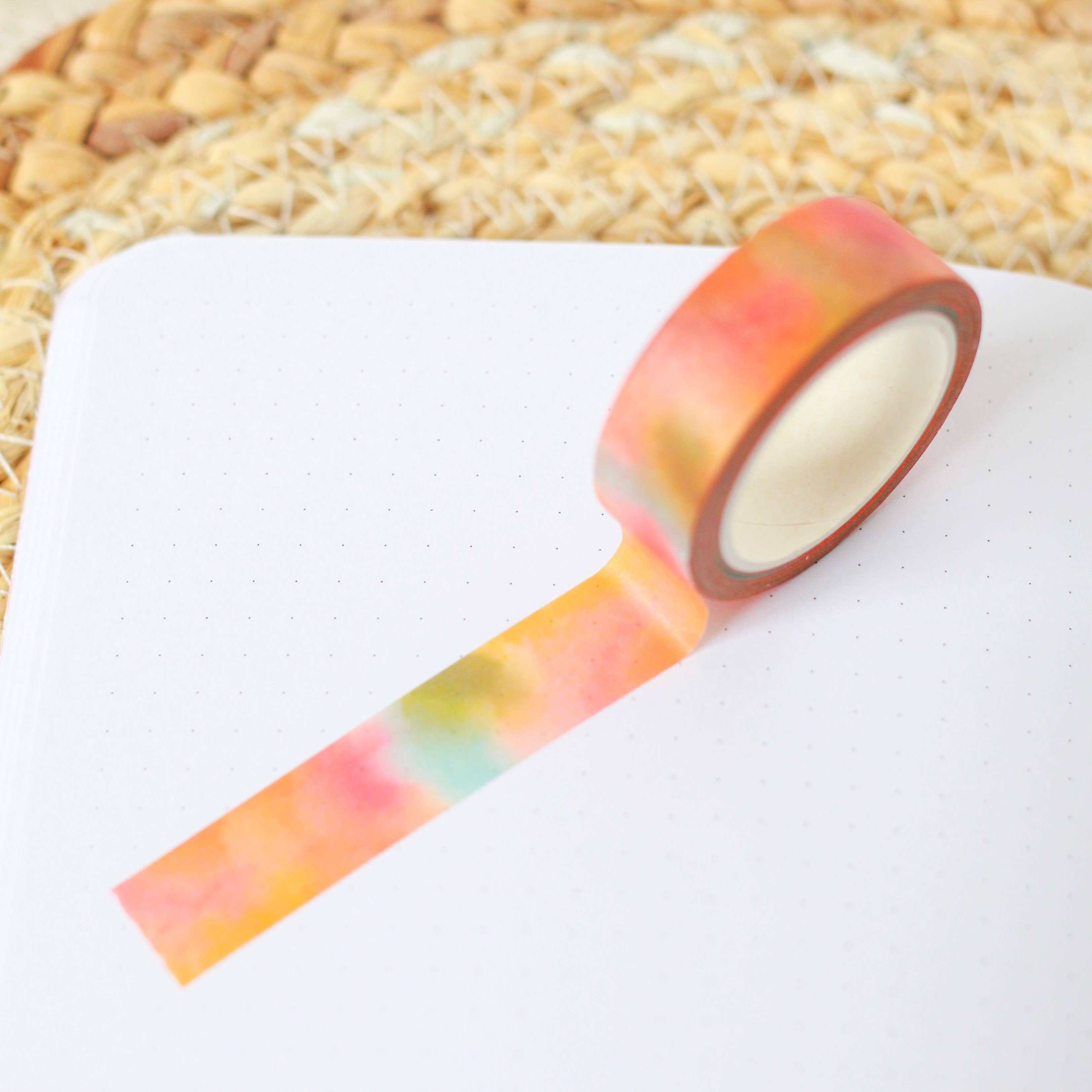Rainbow Watercolor Washi Tape
