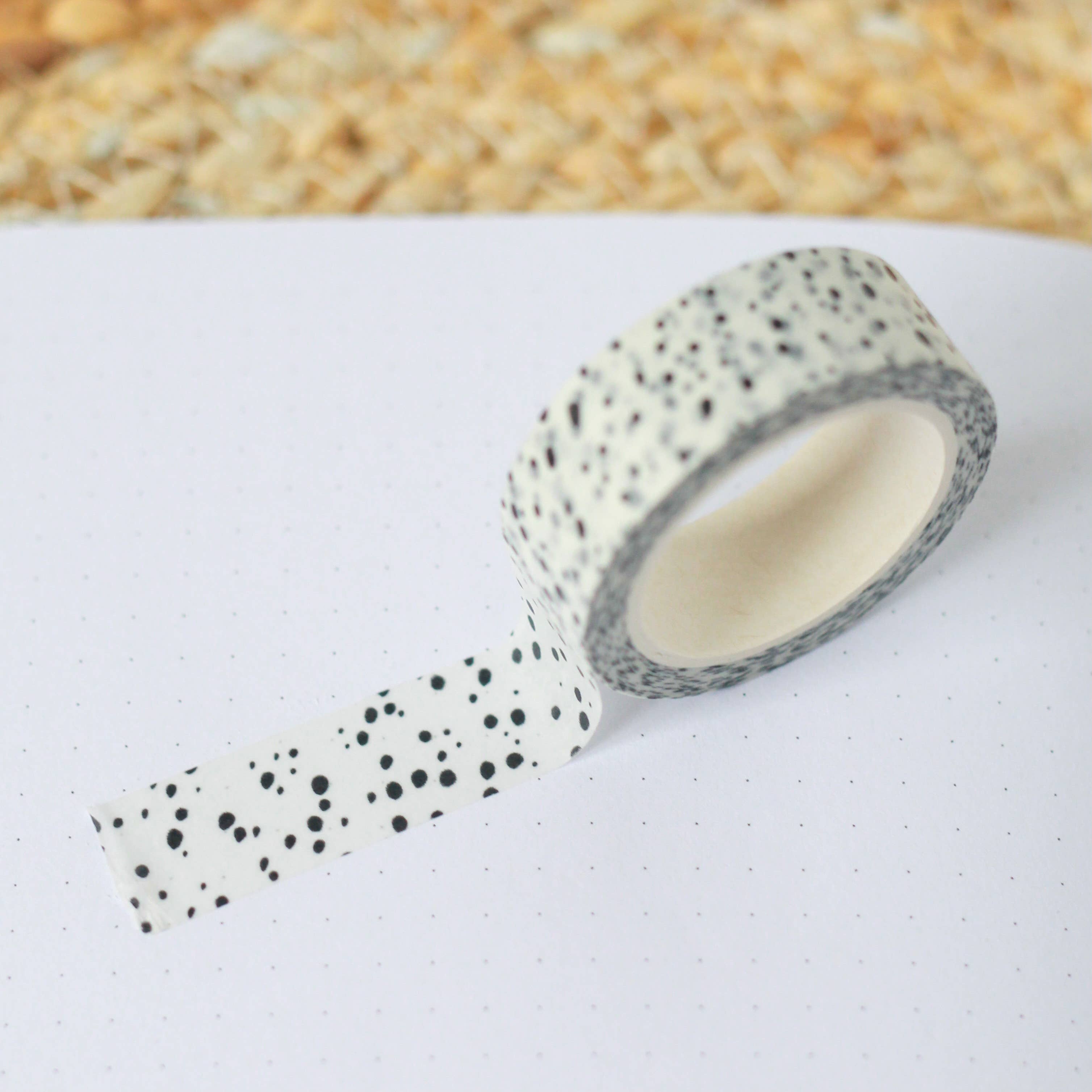 White Speckled Washi Tape