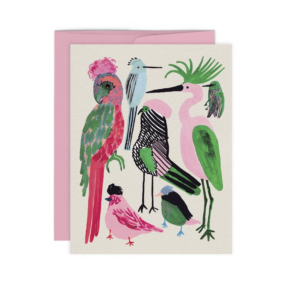 Exotic Birds Card