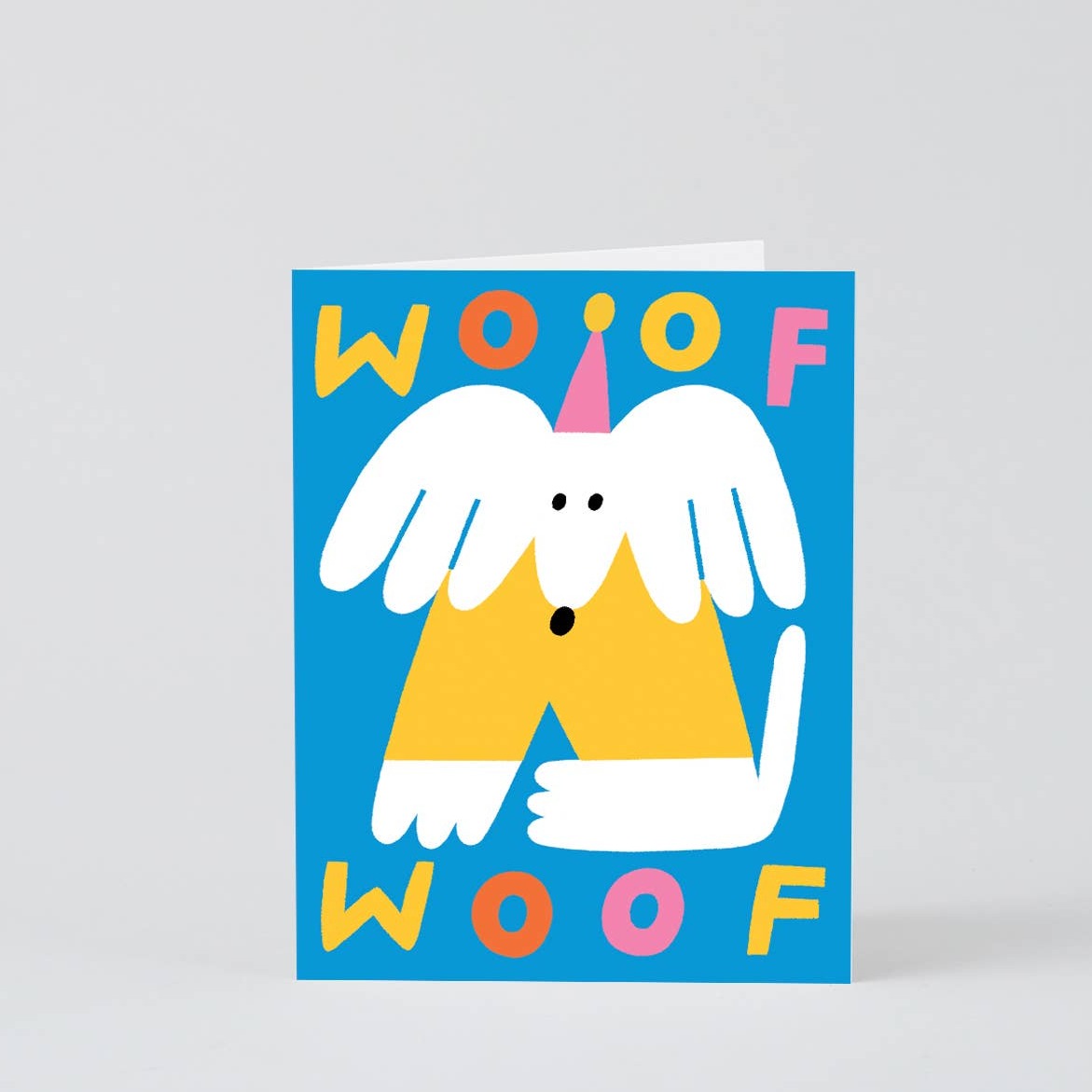 Woof Woof Dog Greeting Card