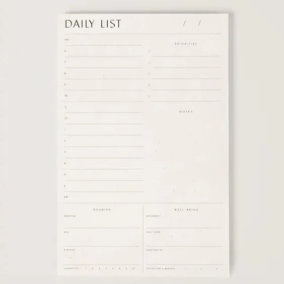 Daily List Pad