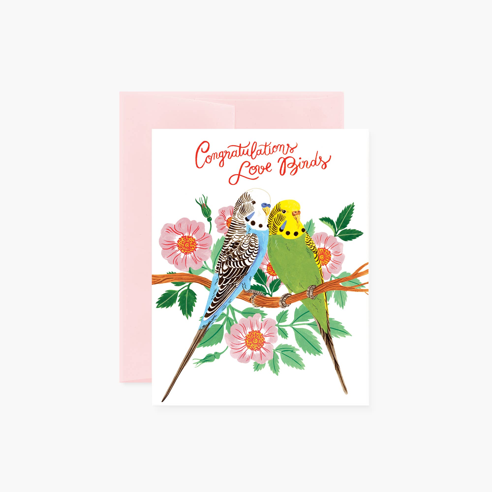 LOVE BIRDS | congratulations card