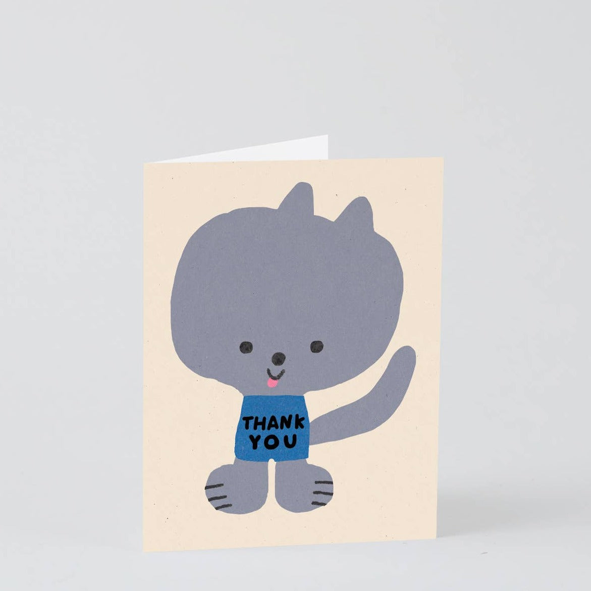 Thank You Kitty Greeting Card
