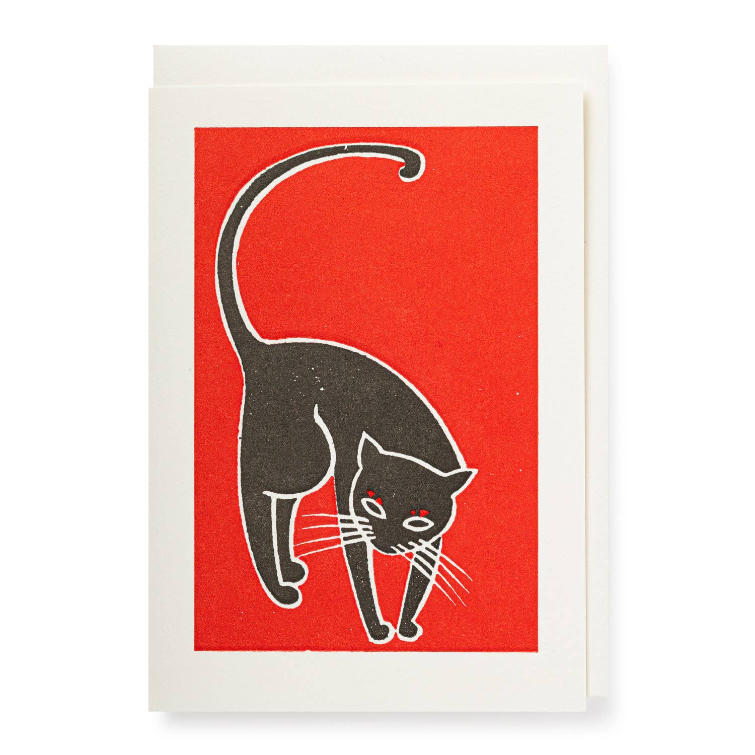 Black Cat Note Card