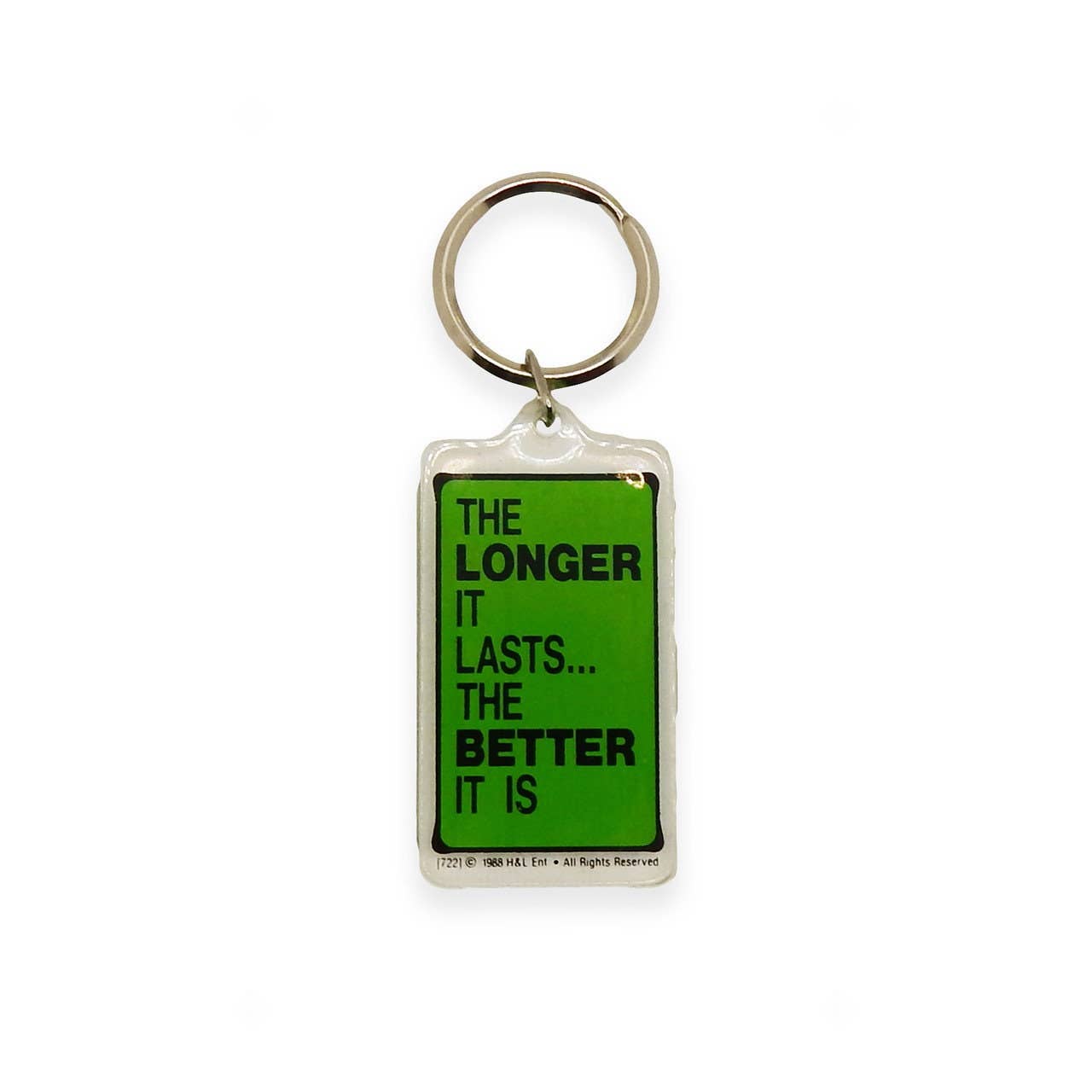 The Longer It Lasts... Vintage Keychain