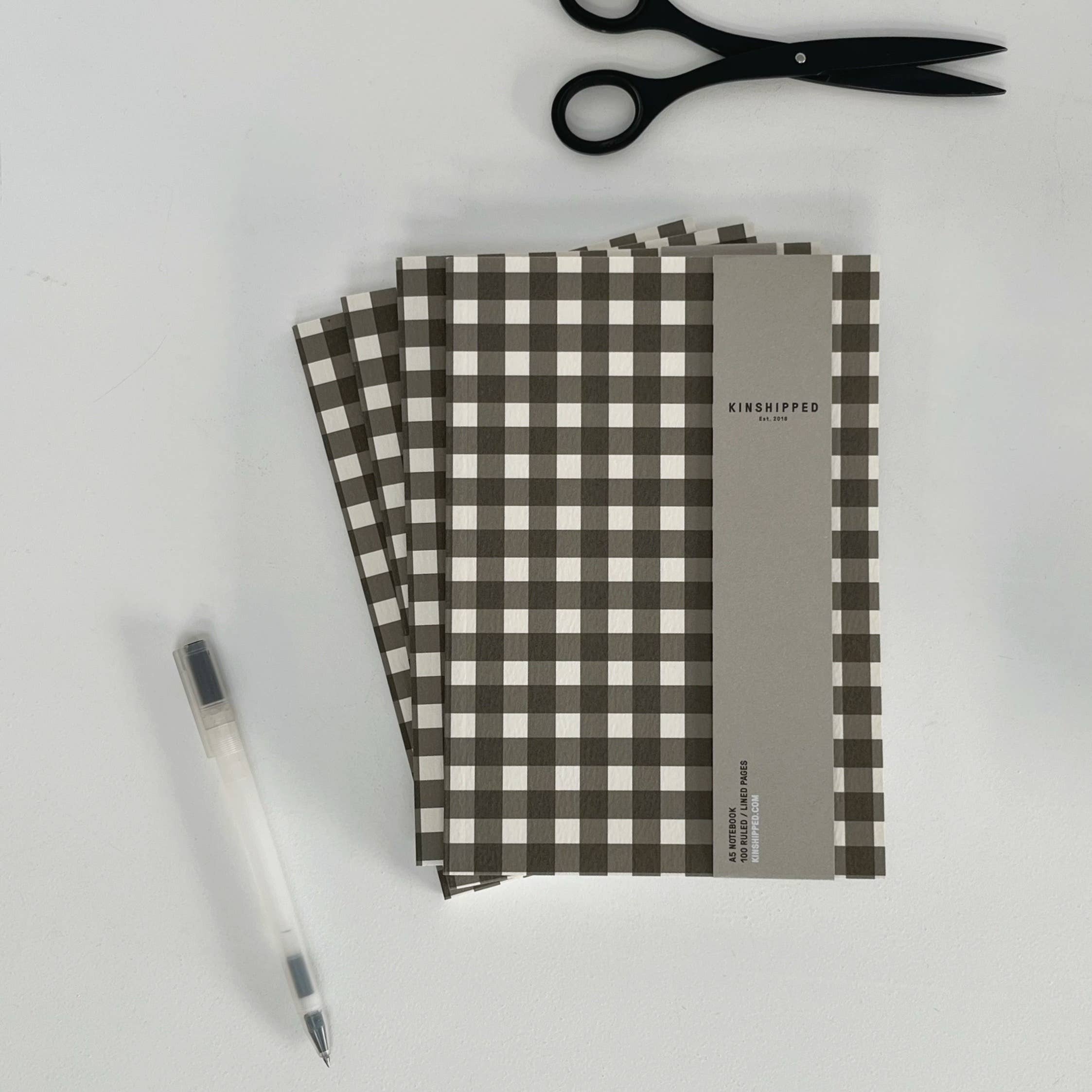 Gingham Notebook