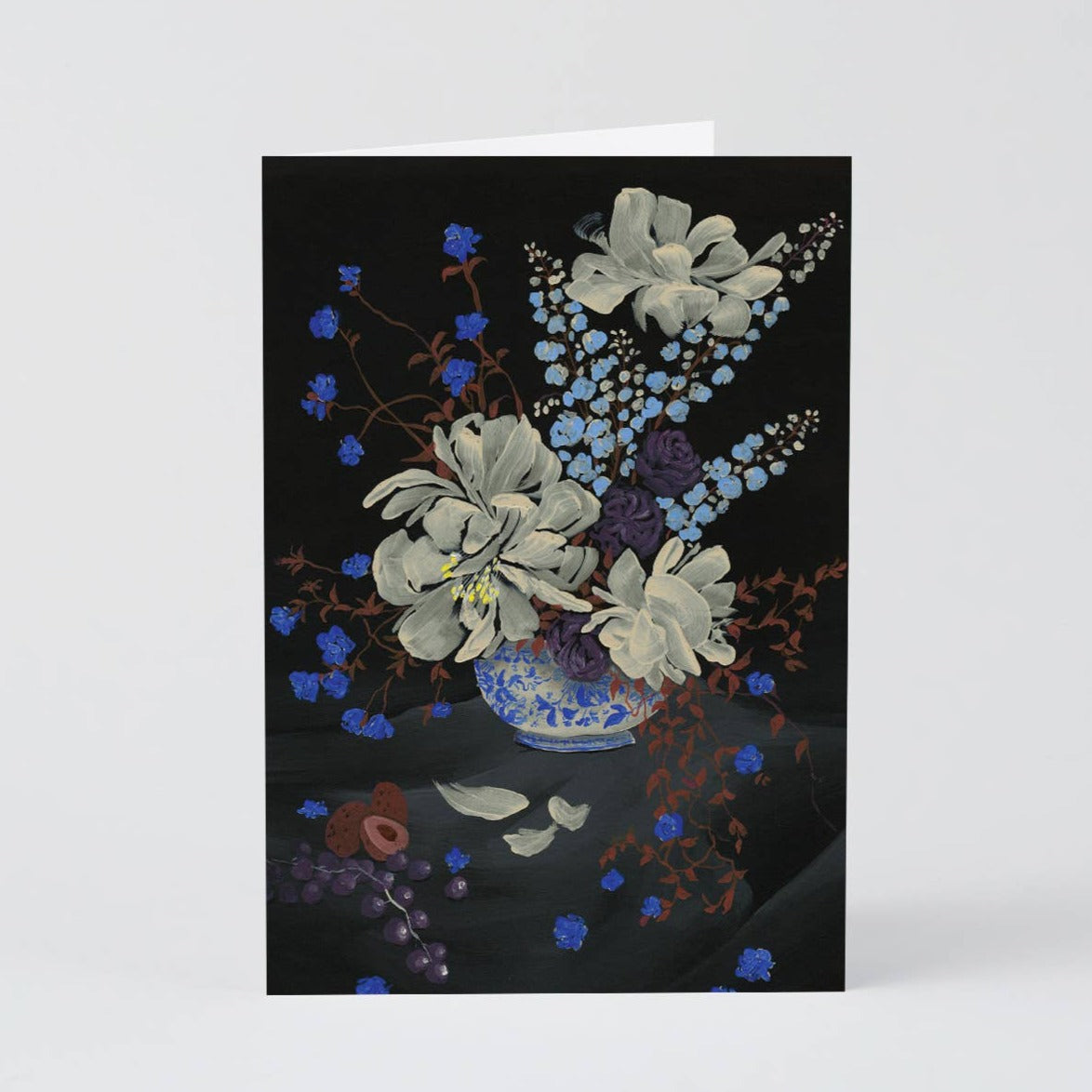 Blue Bouquet Card