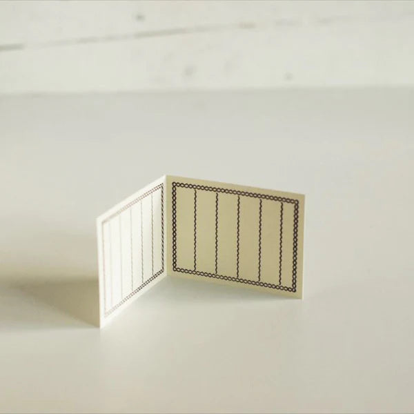 Lined Letterpress Memos