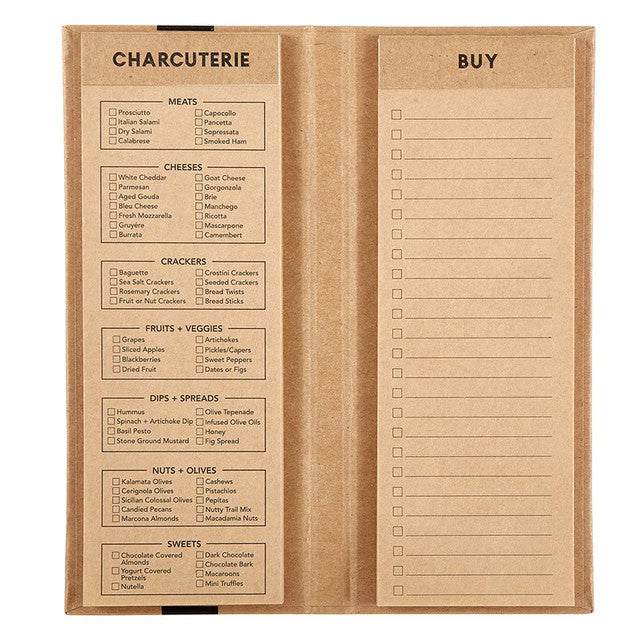 Charcuterie Shopping List Pad