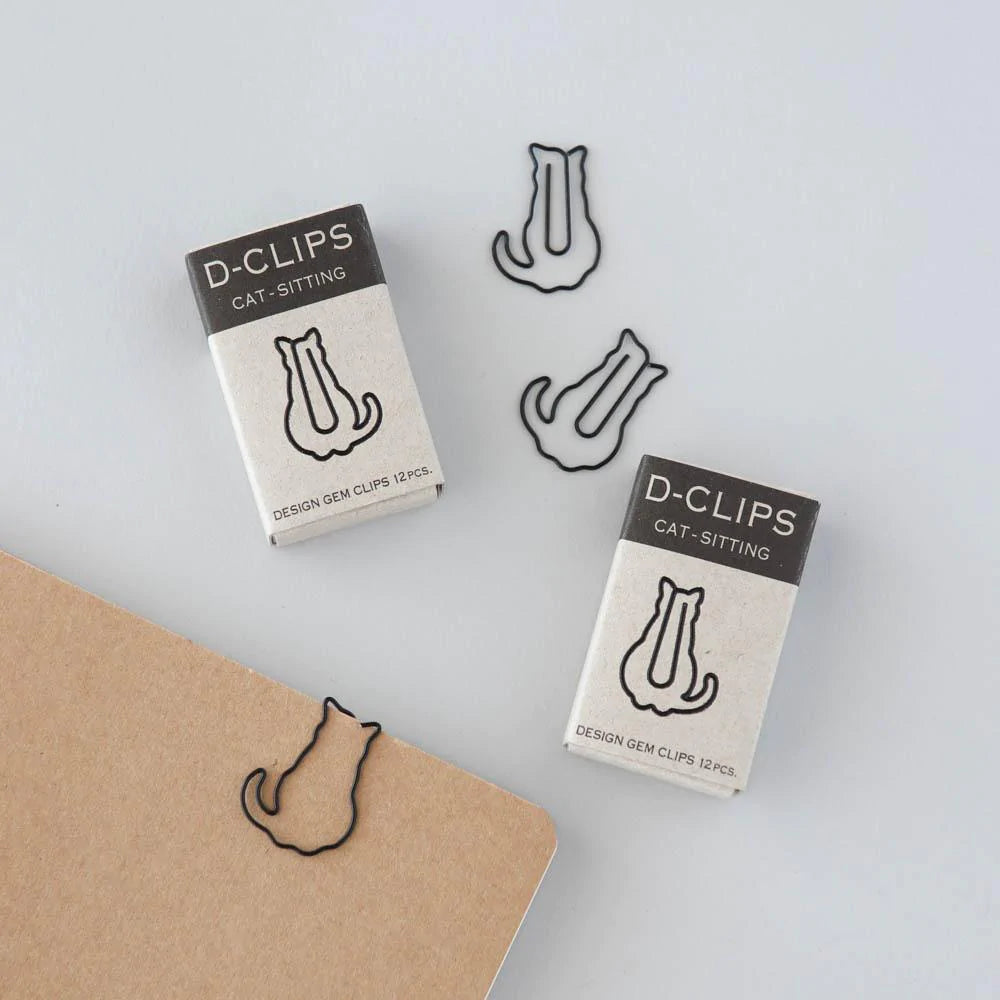 Sitting Cat Paper Clips