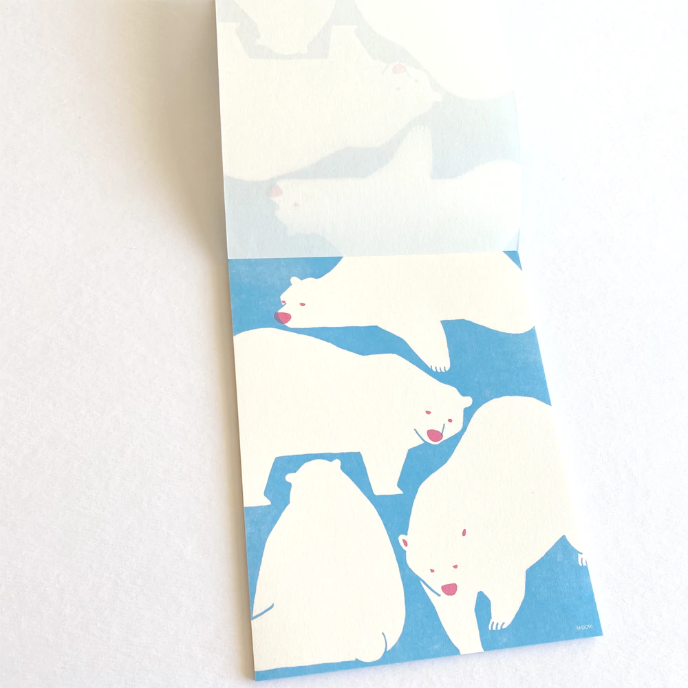 kimagure polar bear letter pad and envelopes