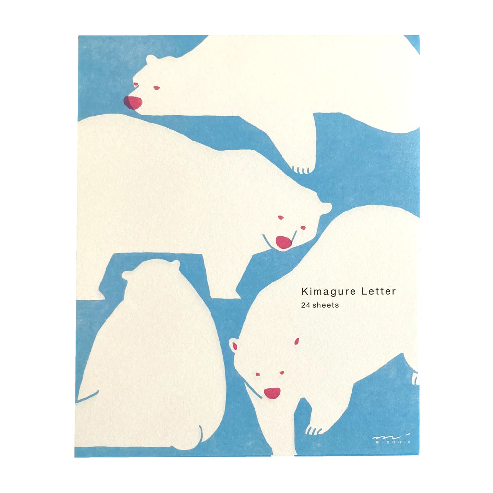 kimagure polar bear letter pad and envelopes