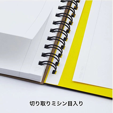 Mnemosyne A5 Grid Horizontal Spiral Notebook 182
