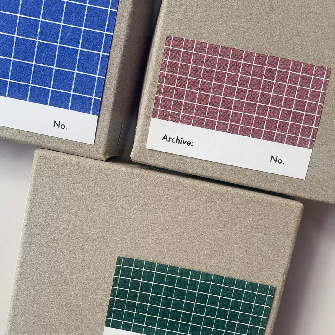 Archive Gummed Labels in Mixed Colors