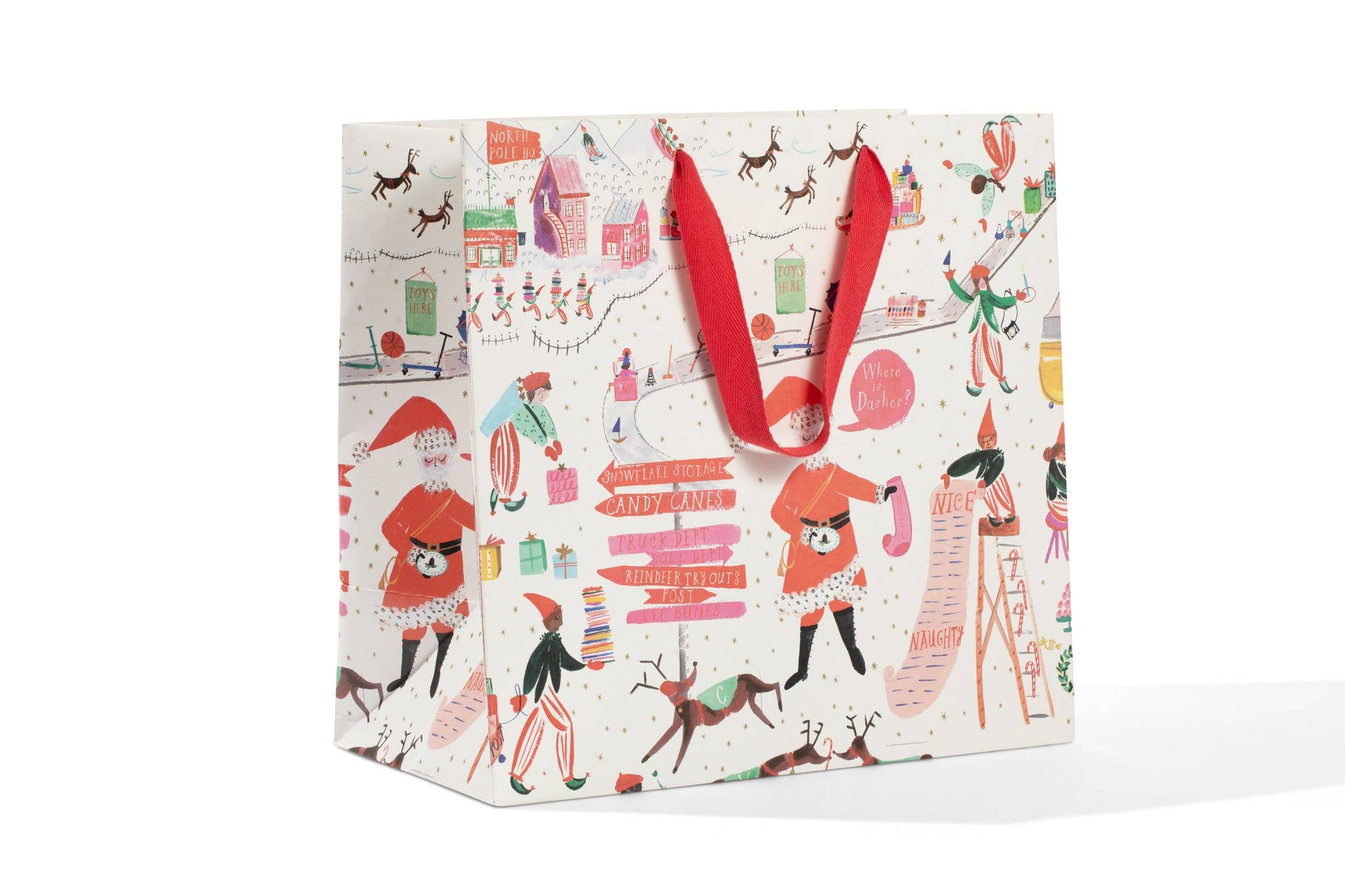 North Pole Headquarters Gift Bag / Large