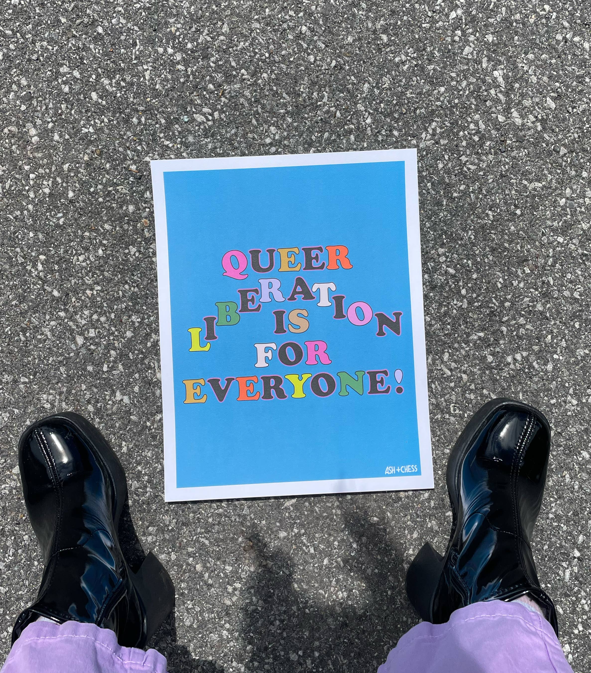 11" x 14" Queer Liberation Is For Everyone
