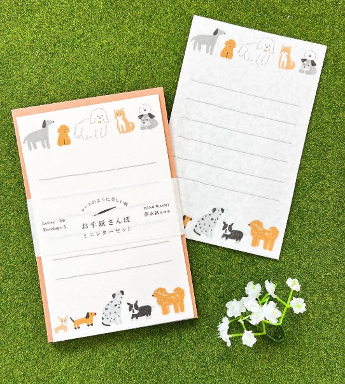 Mini Letter Set / Dog Friends