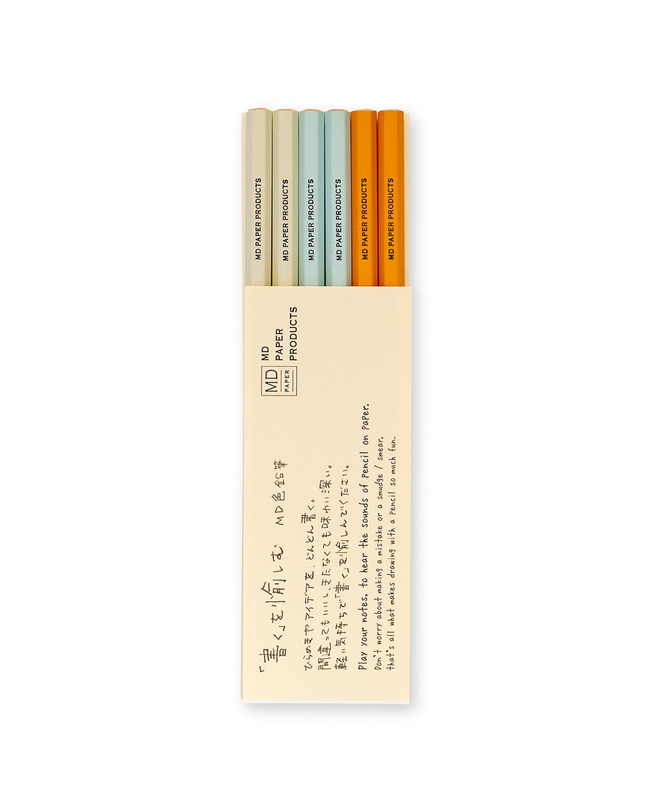 MD color pencils 6pc set