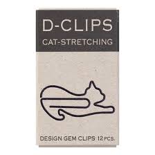 Stretching Cat Paper Clips