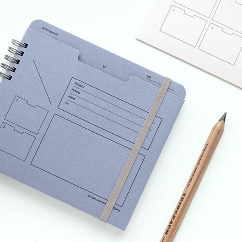Blank Pocket Notebook / Blueberry